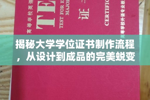 抚顺揭秘大学学位证书制作流程，从设计到成品的完美蜕变