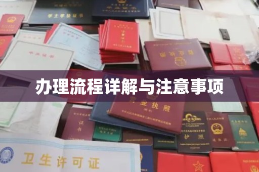 抚顺办理流程详解与注意事项